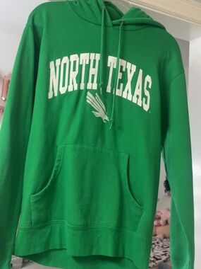 North Texas Green Hoodie Sweatshirt - Classic Collegiate Pullover
